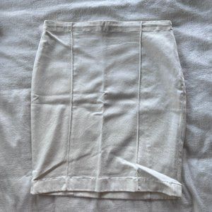 The Row Leone Stretch Denim Pencil Skirt